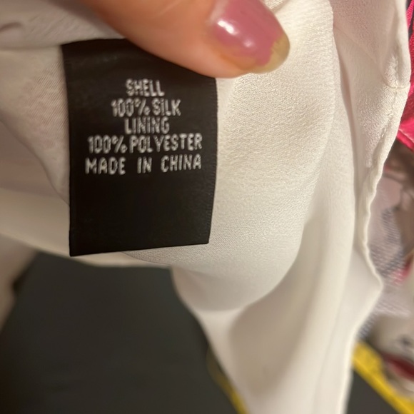 Adrianna Papell occasions 10 floral 100% silk halter dress - Picture 9 of 9